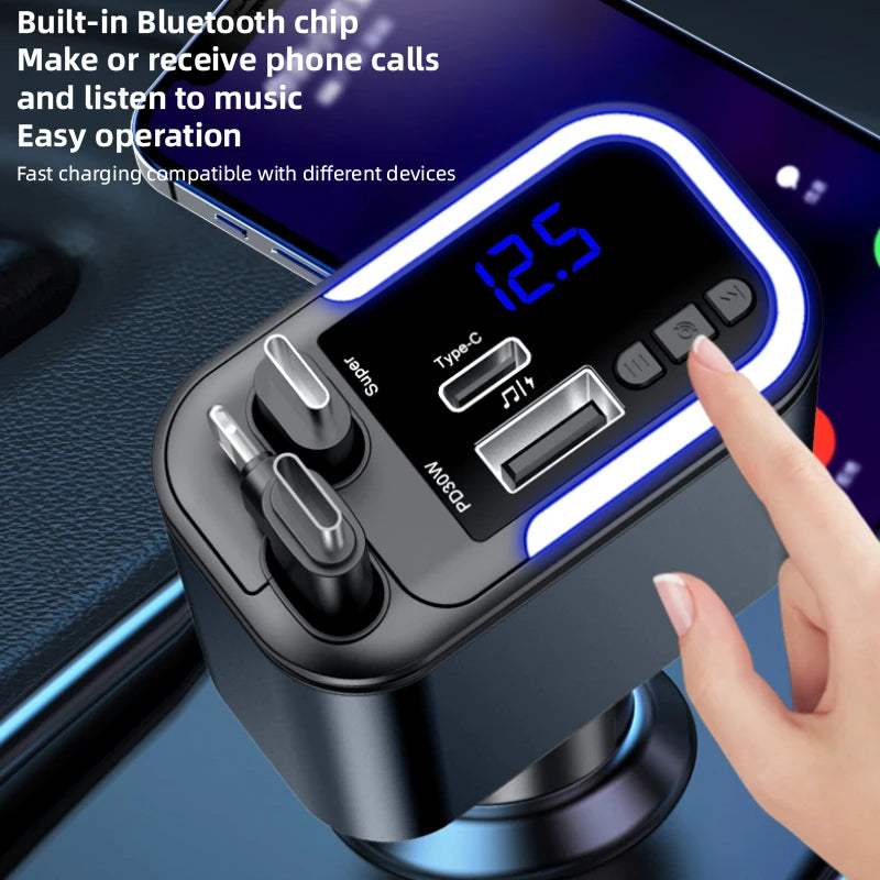MotionDrive⢠1 5 IN 1 180W Bluetooth Car Charger Phone