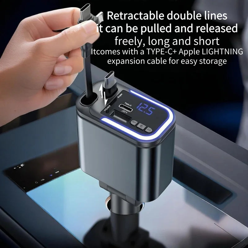 MotionDrive⢠1 5 IN 1 180W Bluetooth Car Charger Phone