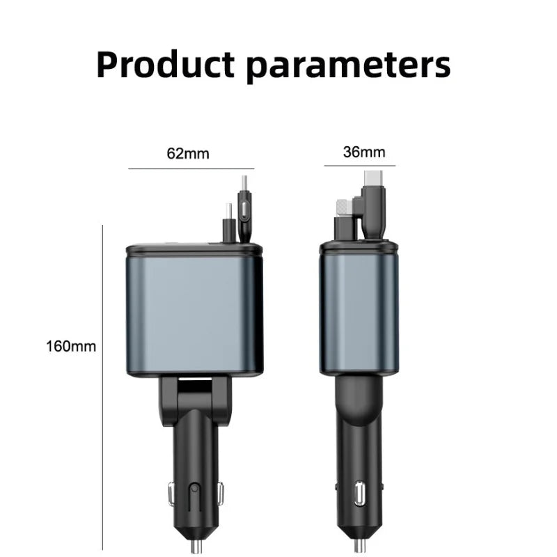 MotionDrive⢠1 5 IN 1 180W Bluetooth Car Charger Phone